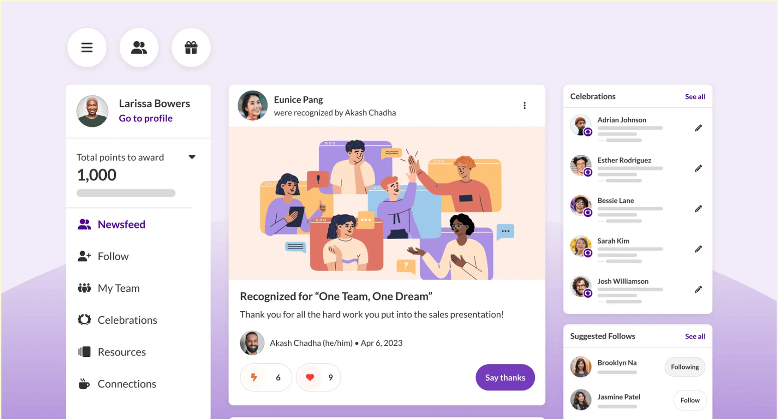 Achievers vs. WorkTango: Achievers Platform