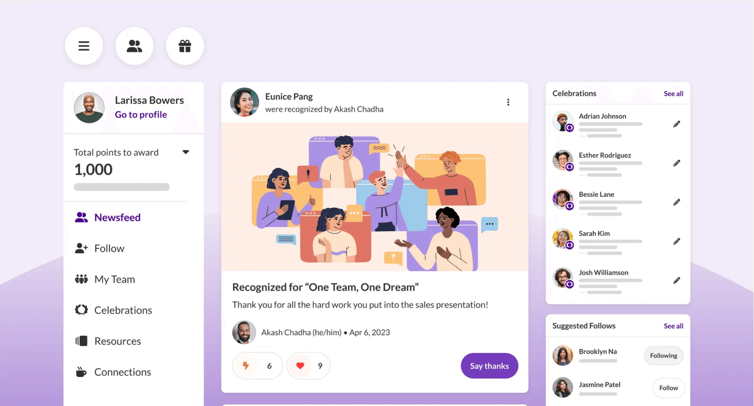 Achievers vs. Vantage Circle: Achievers platform
