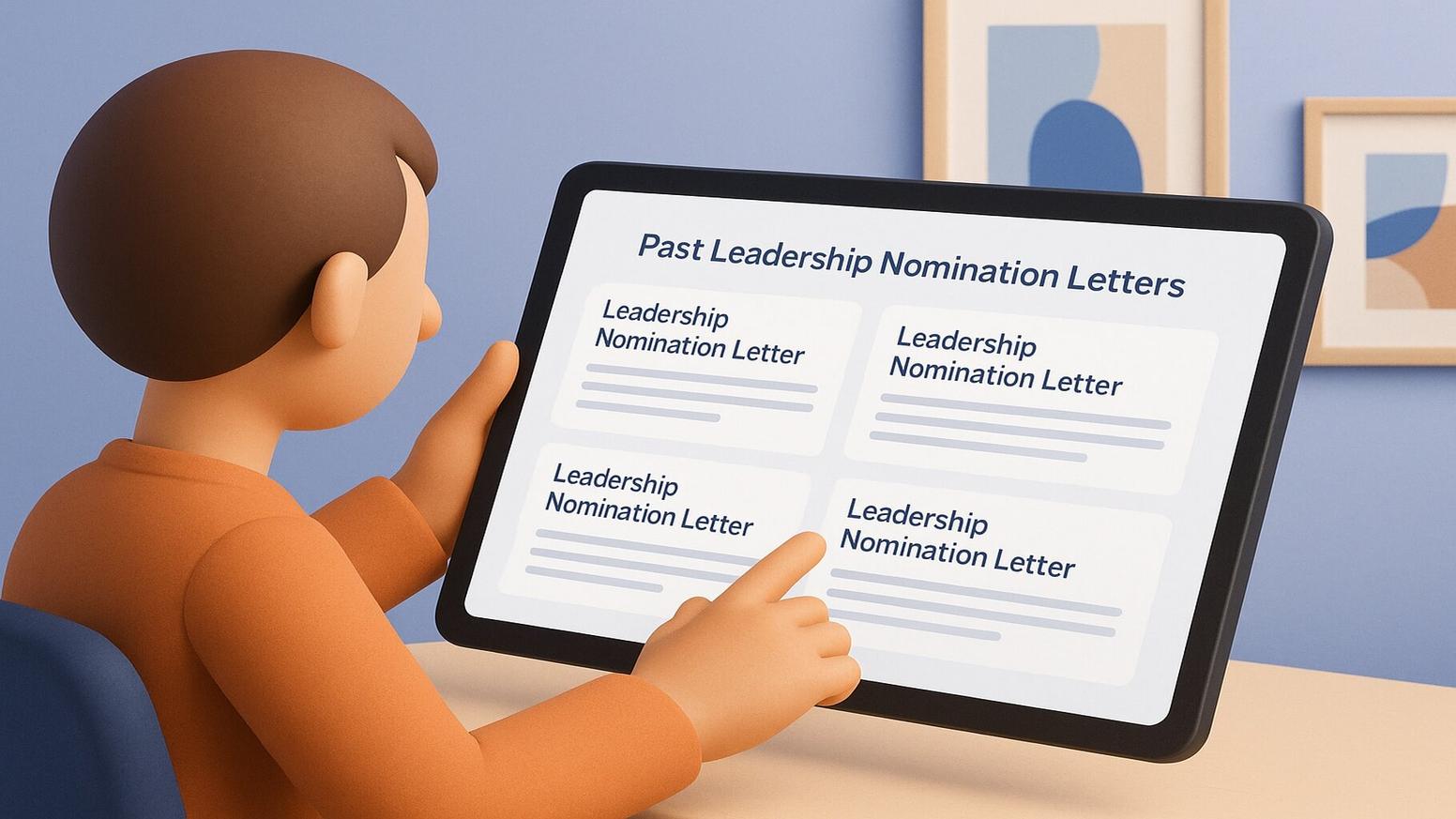 Leadership award examples with nomination letter templates