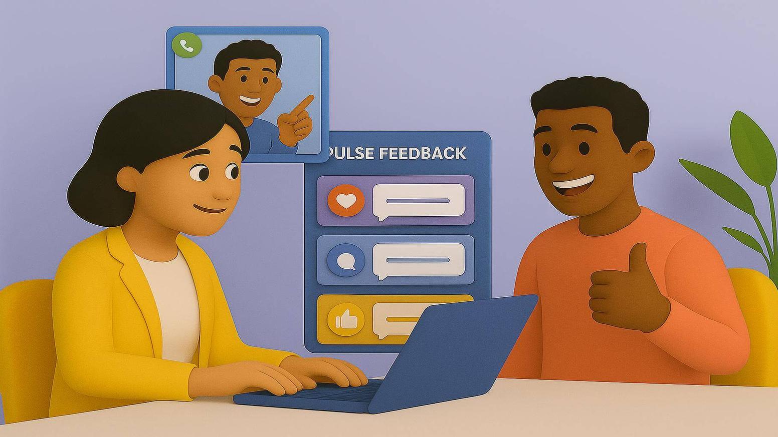 Pulse check survey examples for weekly engagement tracking