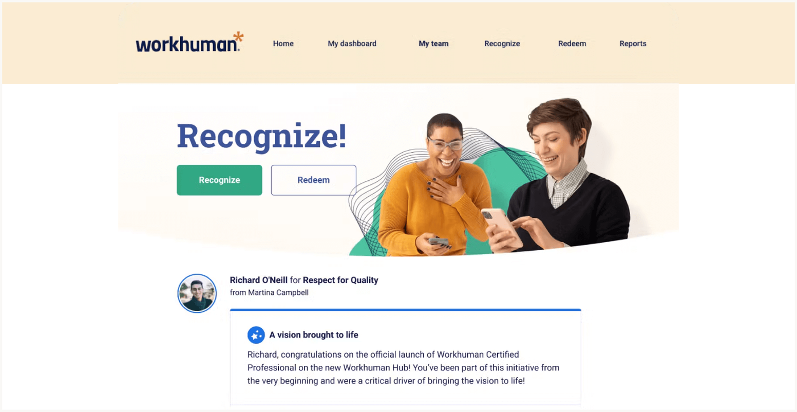 Bonusly Alternatives: Workhuman