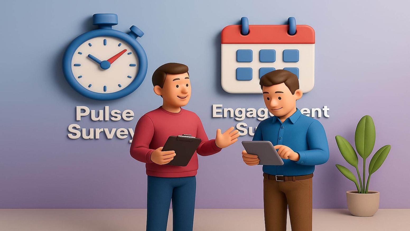 Pulse survey vs engagement survey: understanding the core differences