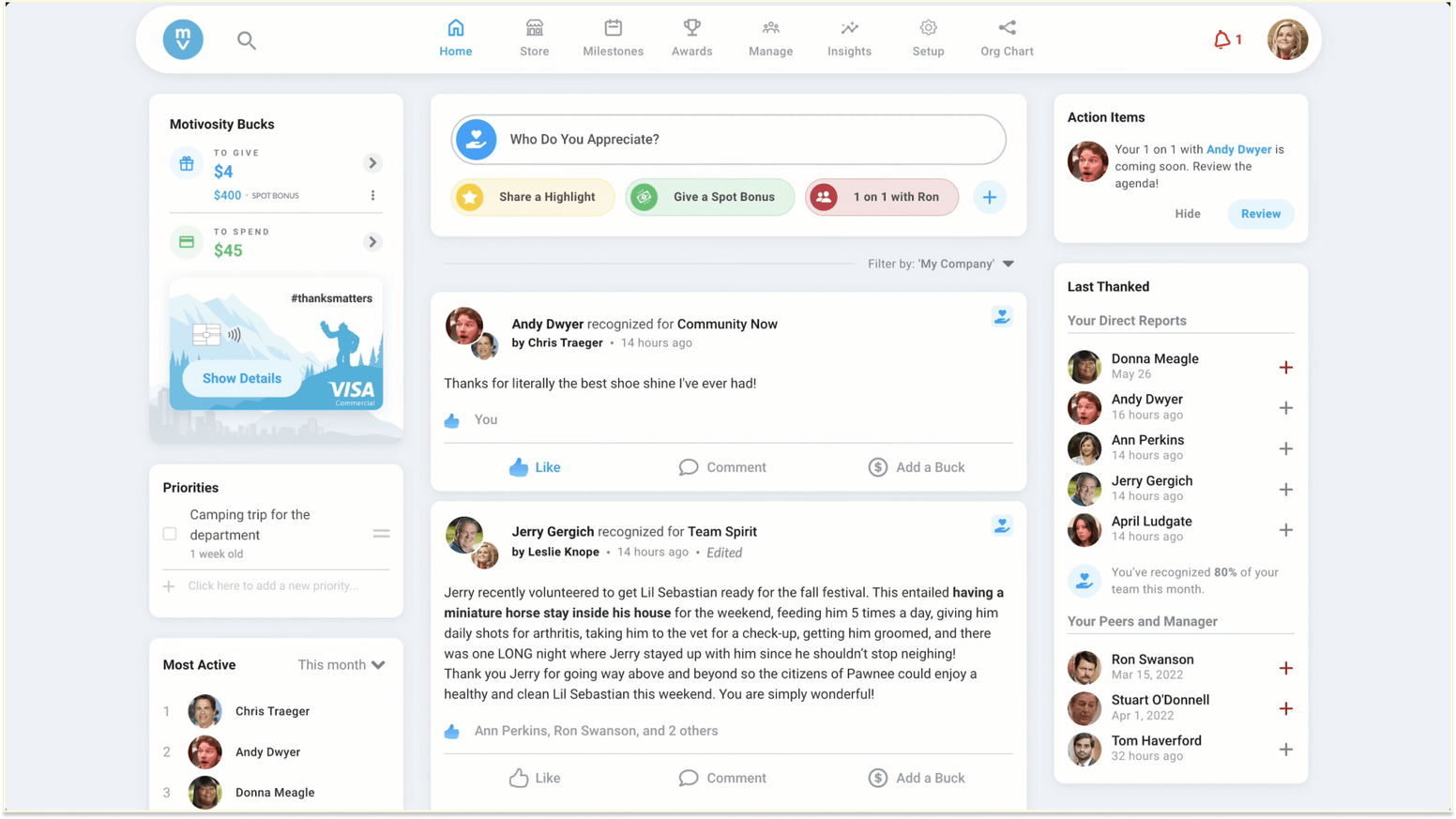 Best Employee Rewards Systems: Motivosity