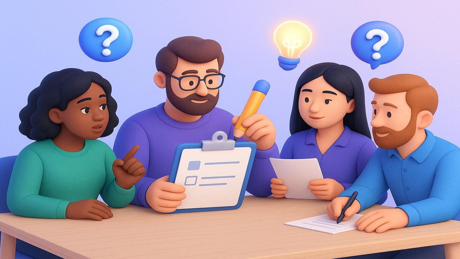 Employee pulse survey question examples by category