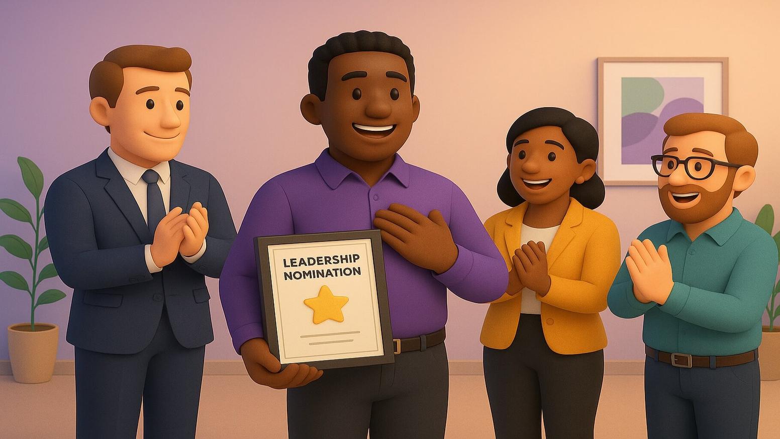 What is a leadership award nomination?
