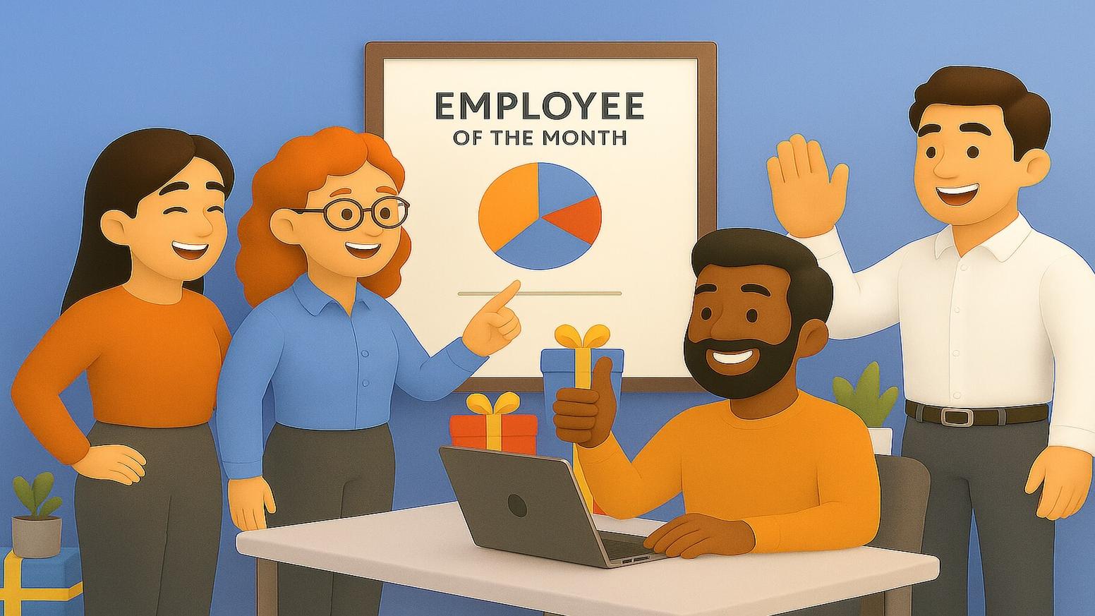 Why employee of the month programs boost workplace culture