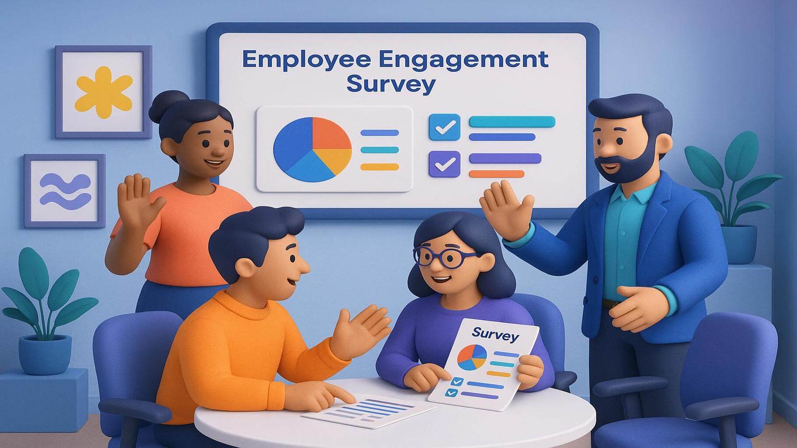 Benefits of an employee engagement survey for leadership