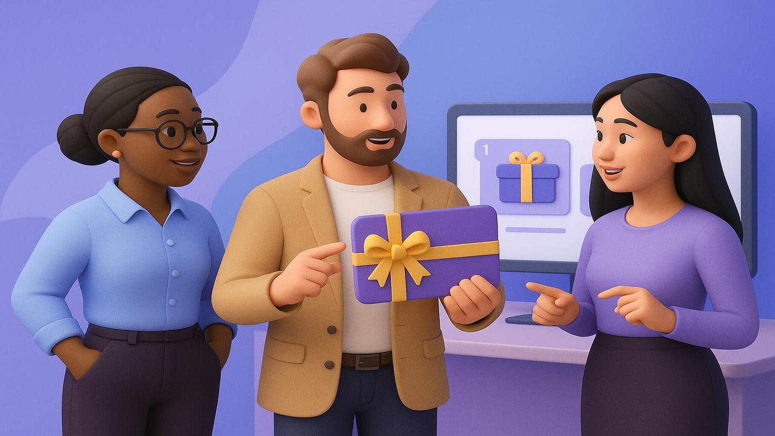 Creative ways to deliver employee gift cards