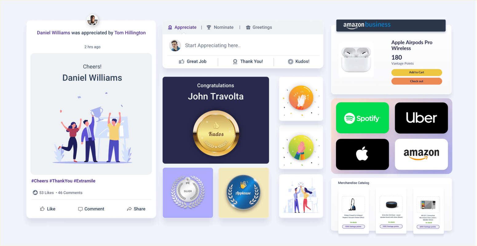 Bonusly vs. Vantage Circle: Vantage Circle Rewards