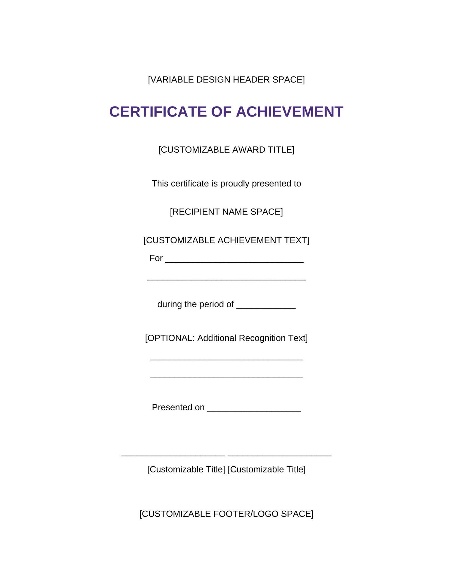 Template 13: Adaptive Certificate Template