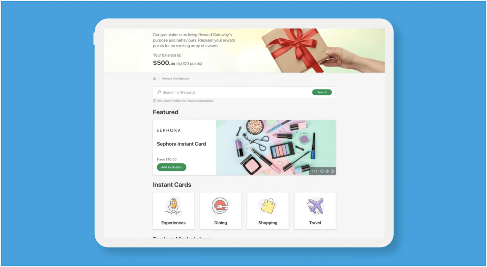Snappy Competitors: Reward Gateway