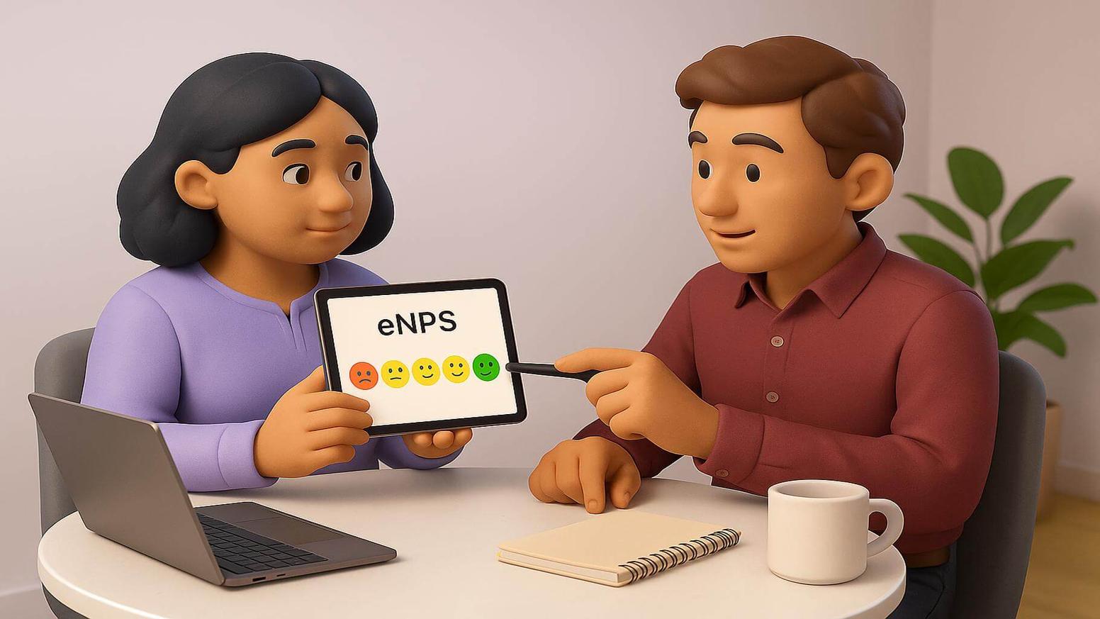 eNPS score benchmarks by industry and company size