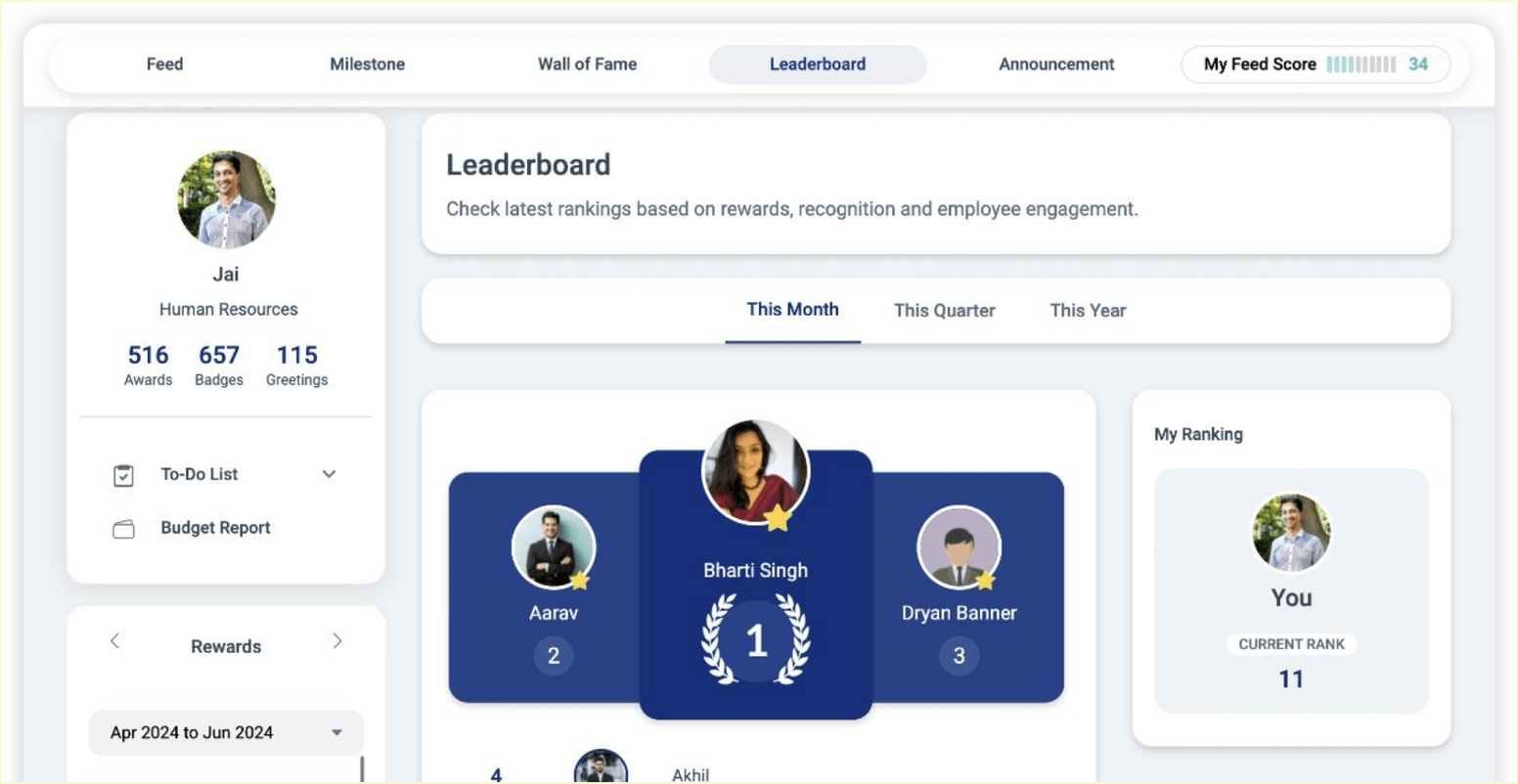 Motivosity vs. Vantage Circle: Vantage Circle recognition