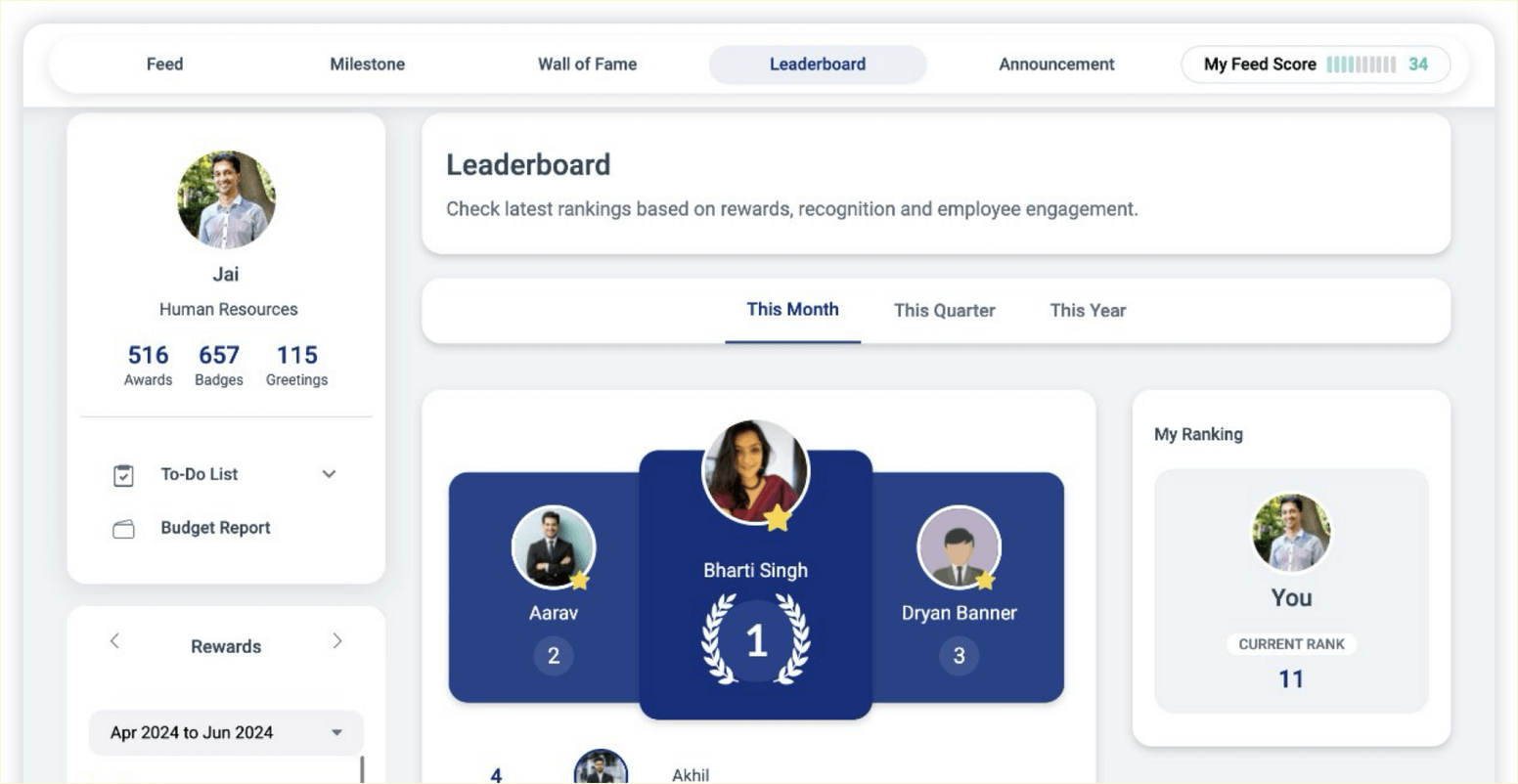 Vantage Circle vs. WorkTango: Vantage Circle Recognition