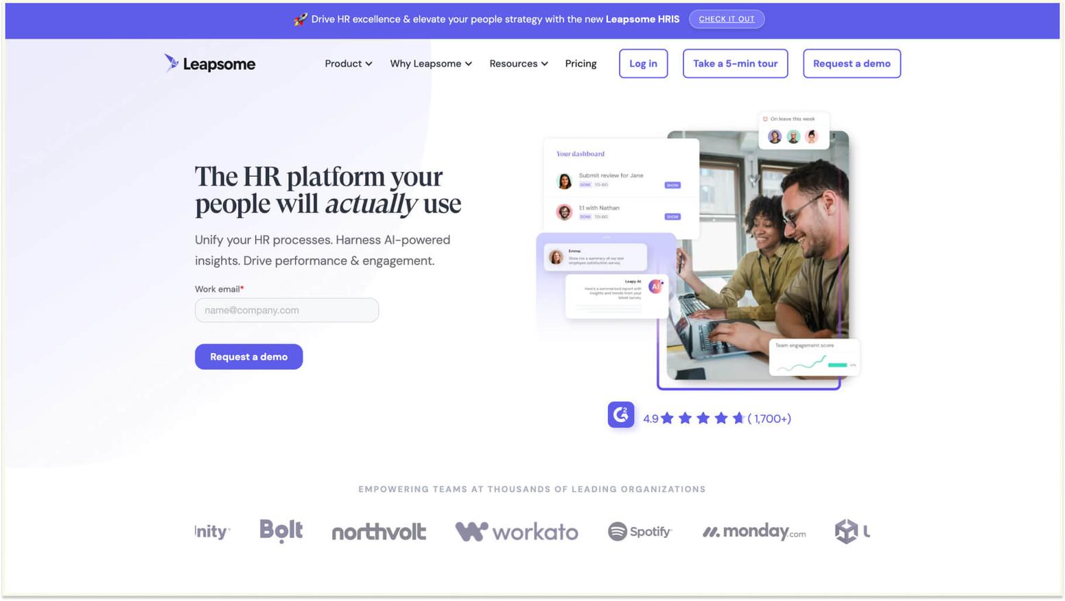 Top Platforms for Employee Recognition Images: Leapsome