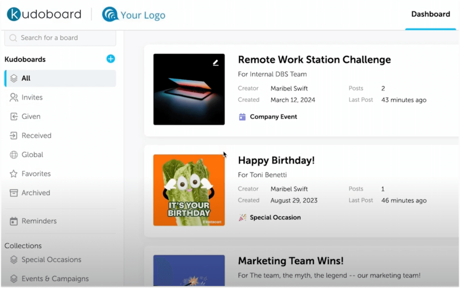 Best Kudos Platforms: Kudoboard