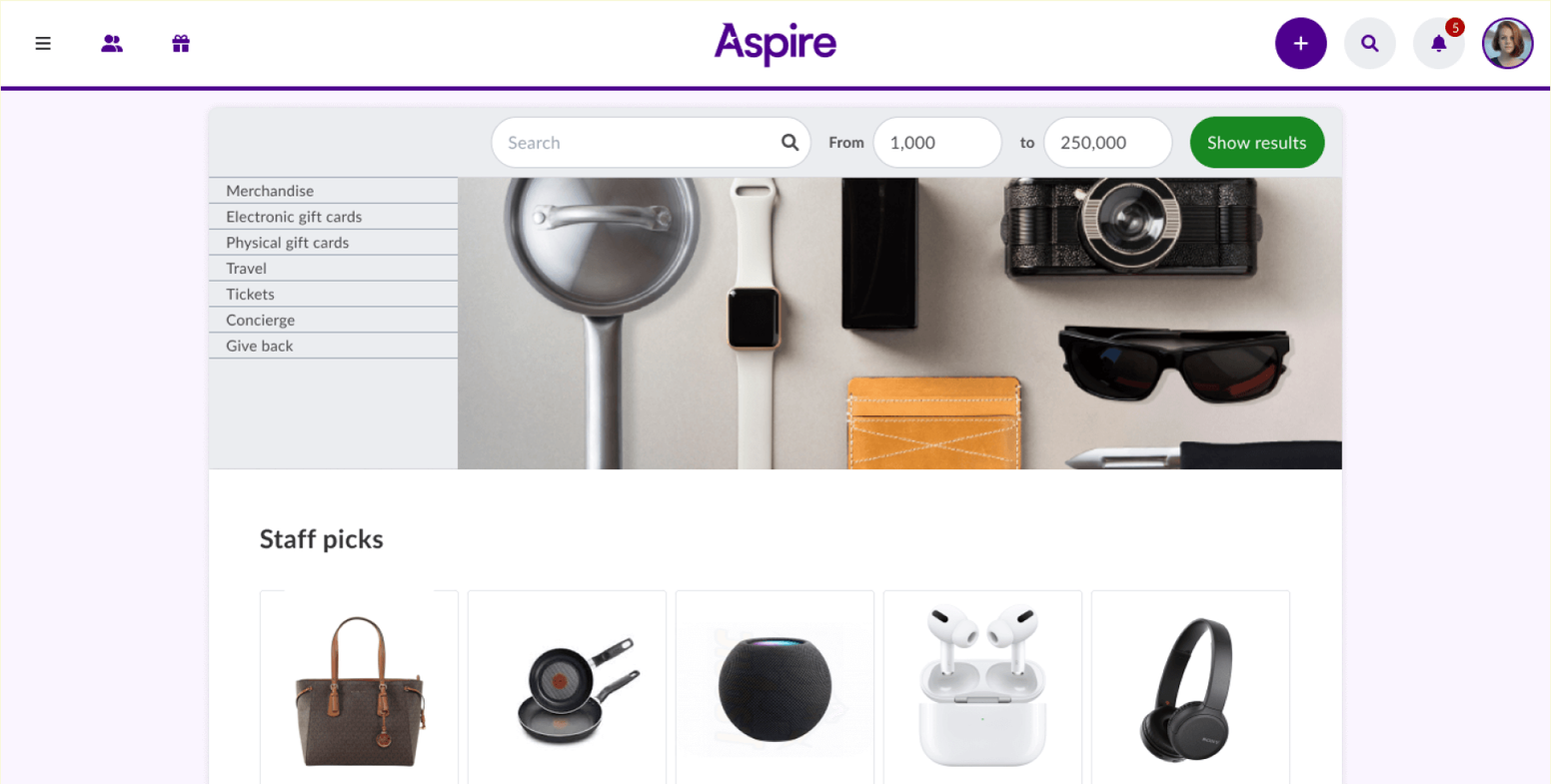 Achievers vs. Vantage Circle: Achievers rewards marketplace