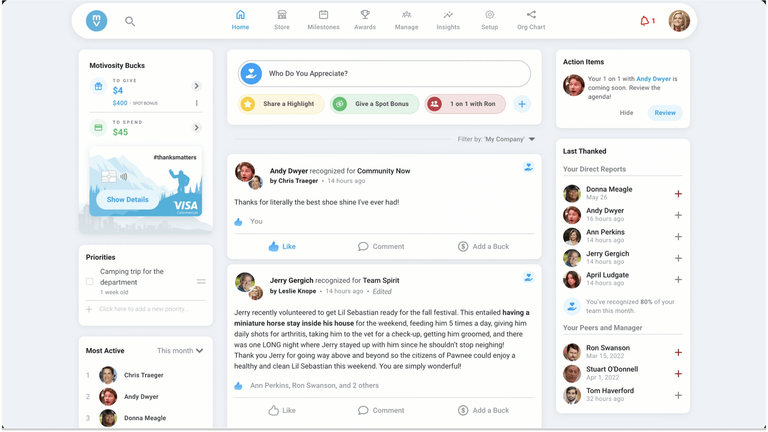 Tools and Software for the Employee Engagement Index: Motivosity