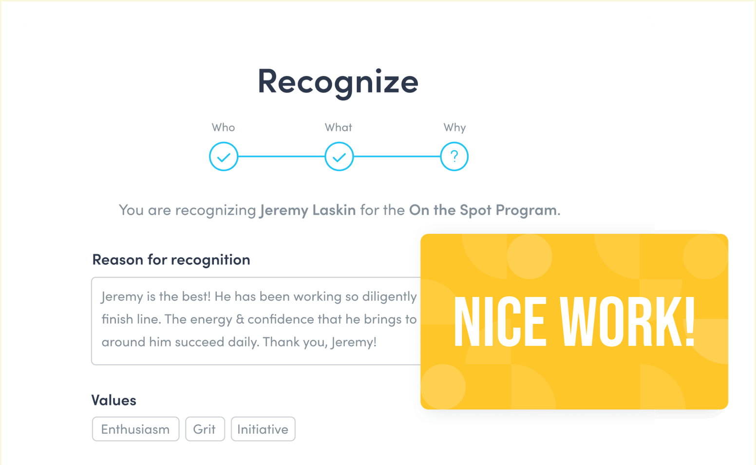 Awardco vs. Guusto: Awardco Recognition