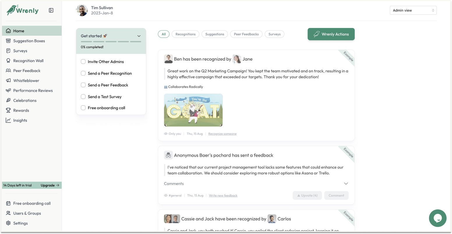 HiThrive Competitors: Wrenly.ai