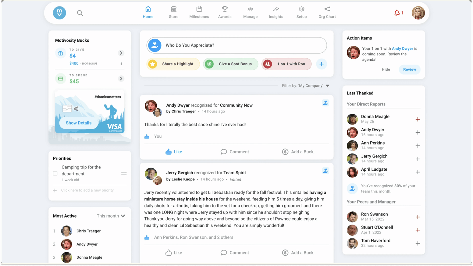 Employee Recognition Software: Motivosity