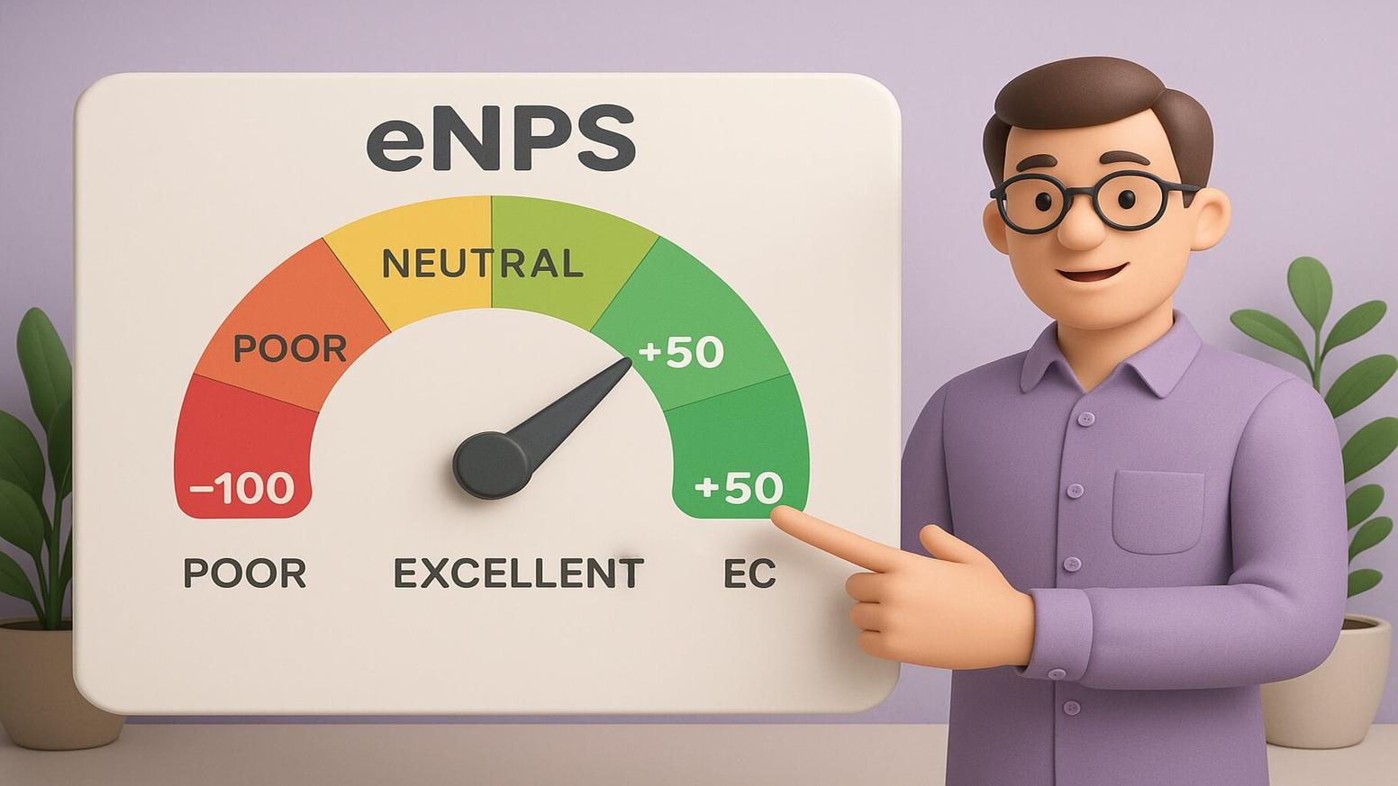 What is an eNPS score?