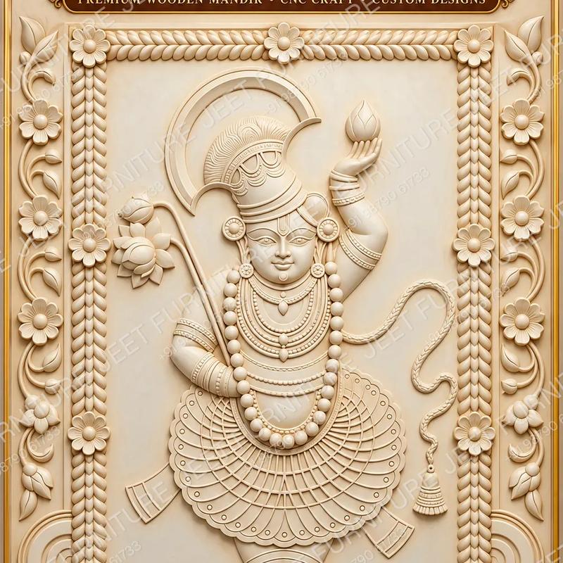 Shreenathji Carved Relief Panel - Image 1