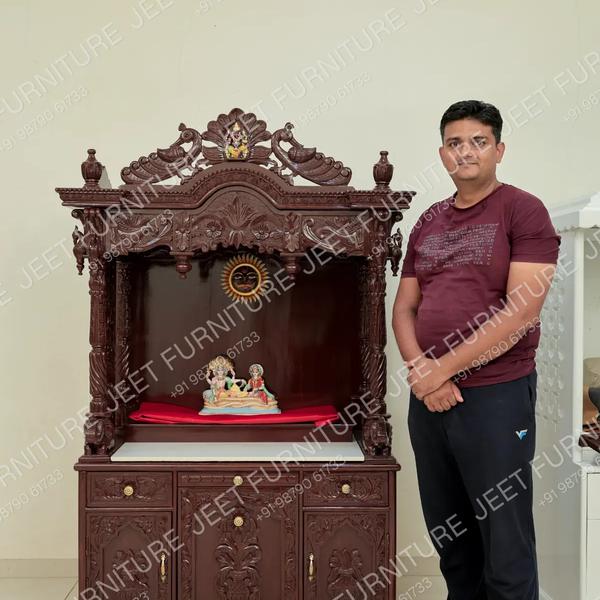 Premium Hand-Carved Mandir