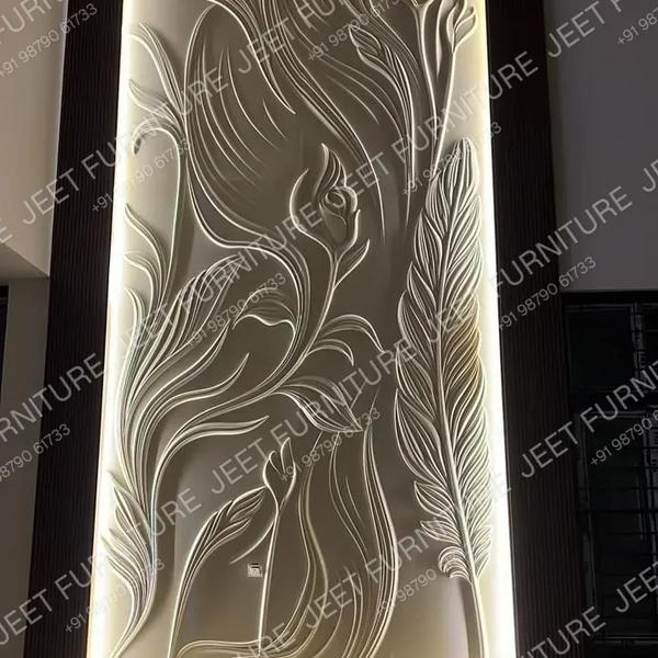 Ethereal Bloom 3D Wall Panel