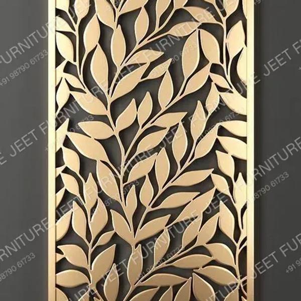 Golden Laurel Vine CNC Panel