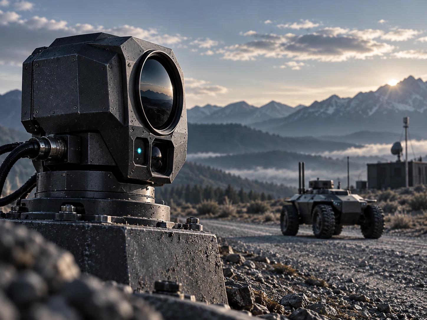 Field sensor and autonomous ground platform in a mountain environment