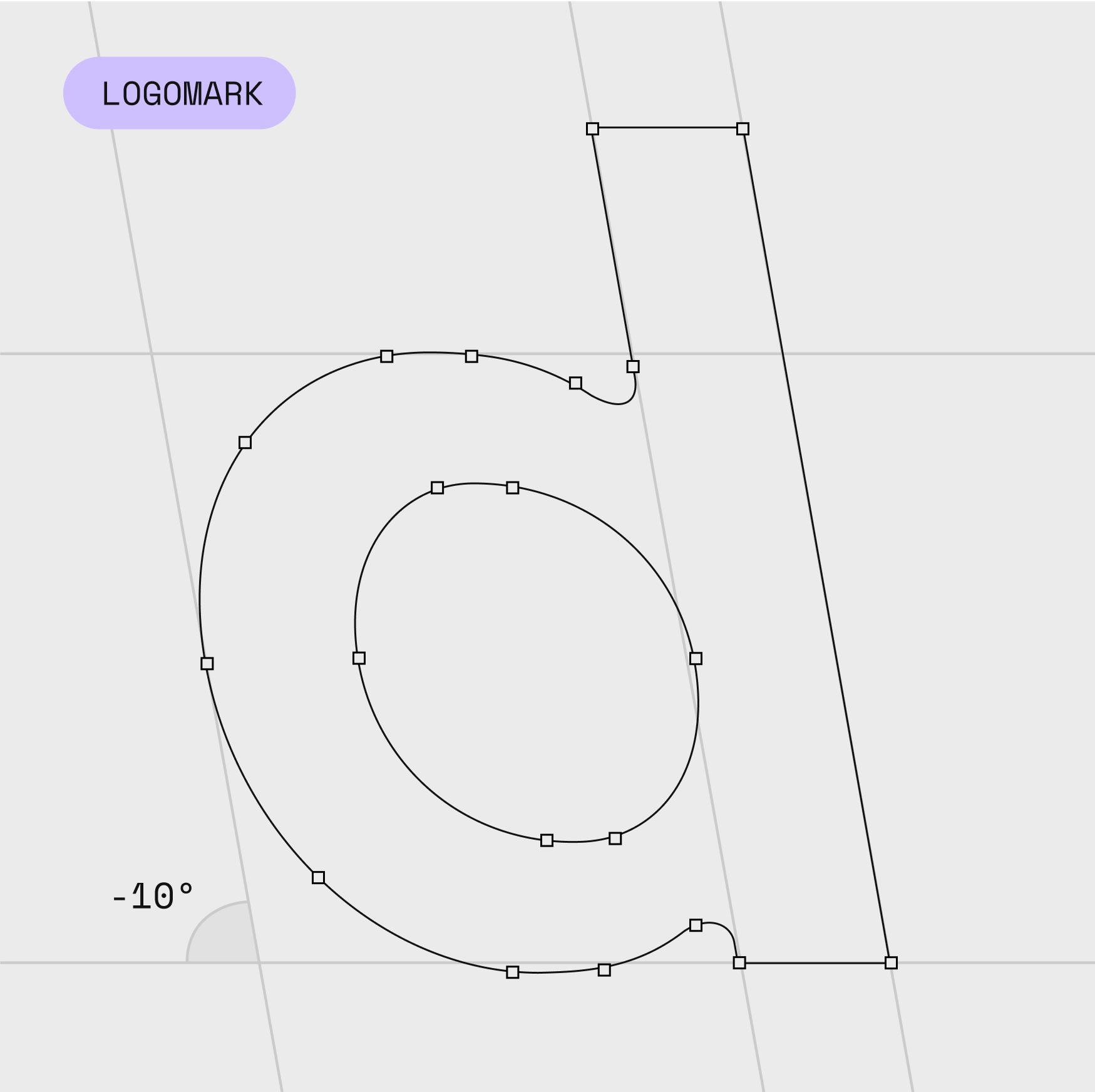 wireframe graphic of the letter d