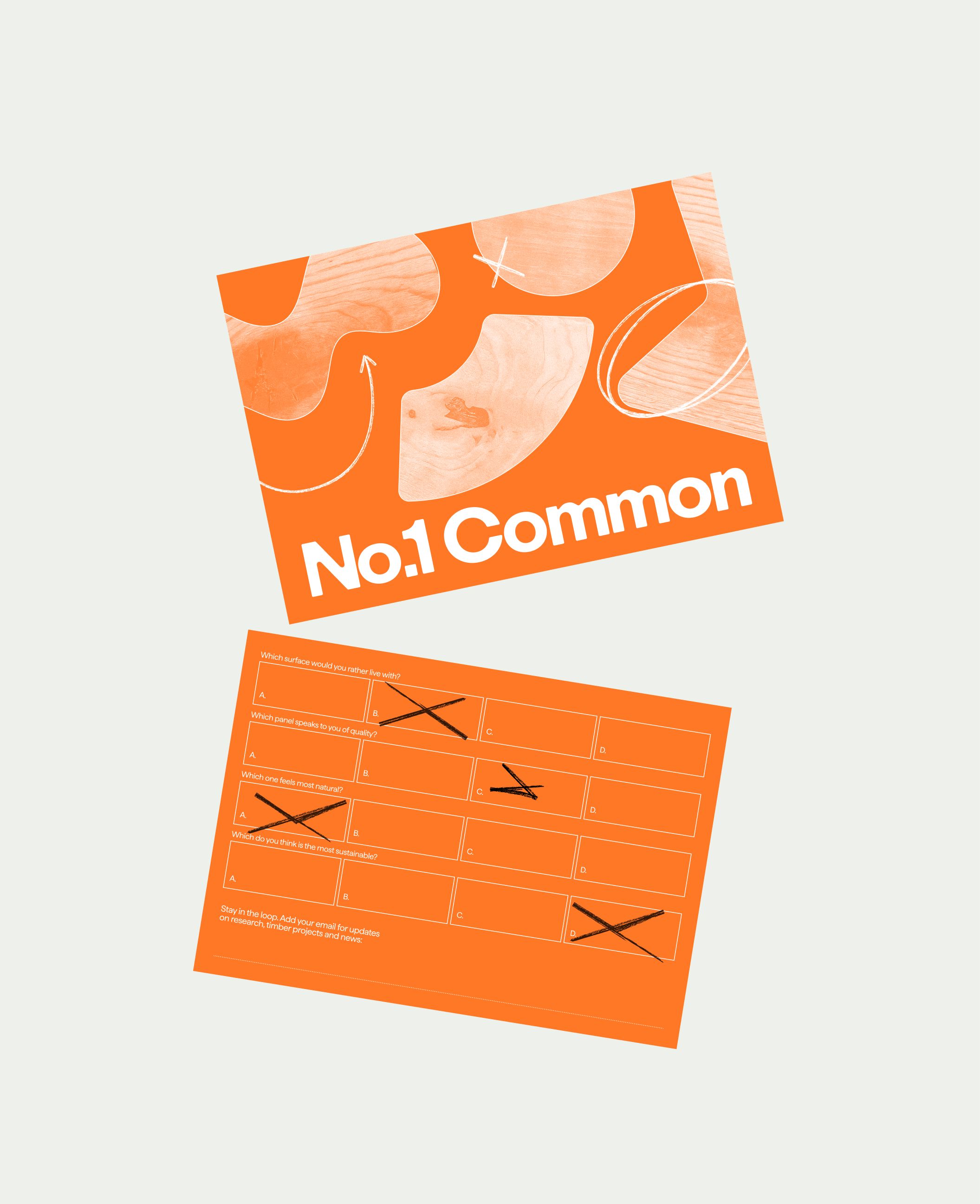 No.1 Common postcard flat