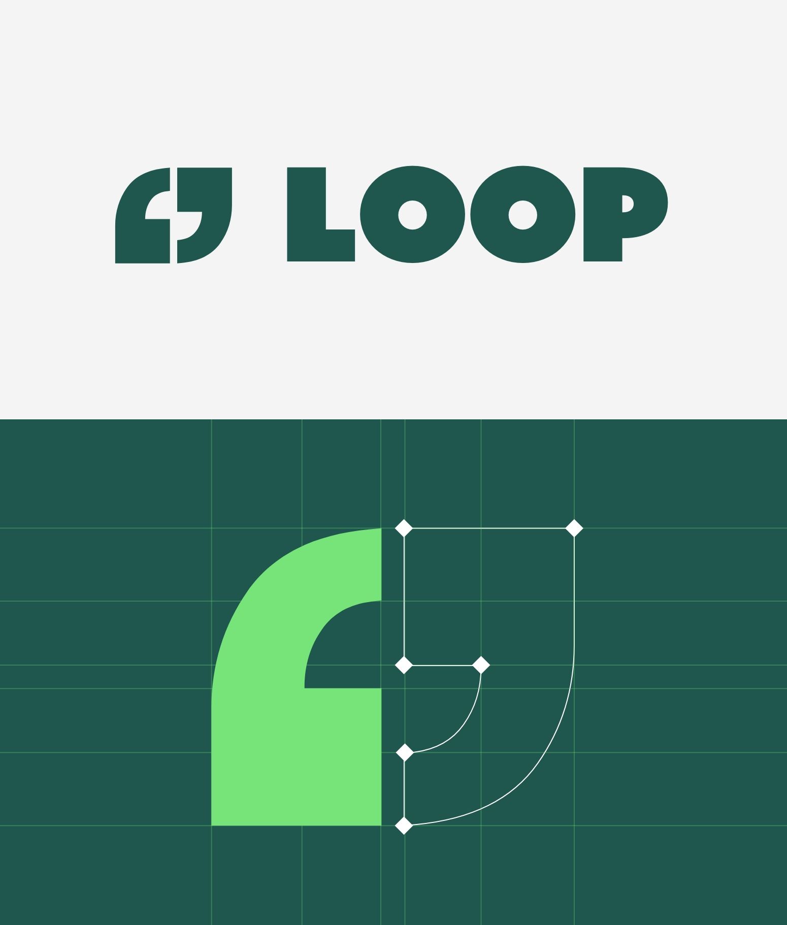 Design guidance on Loop logomark and icon.
