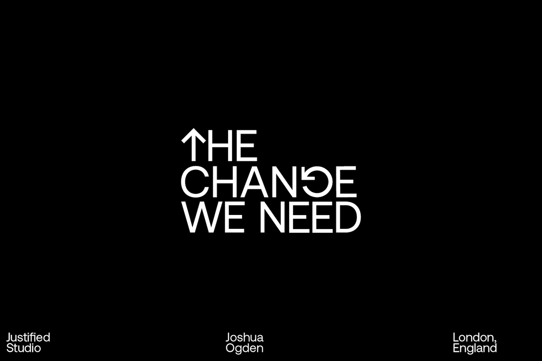 The Change We Need