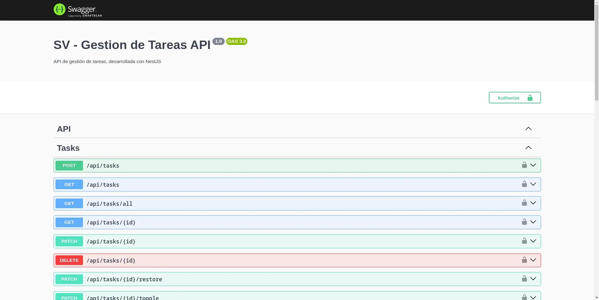 Gestión de Tareas API