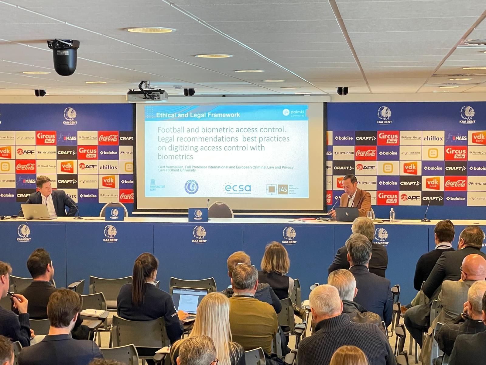 UGent Participates in Seminar on Biometric Access Control in Football Stadiums