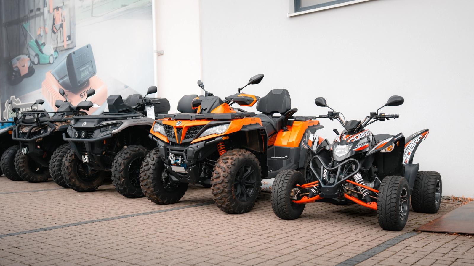 ATVs mit 500, 700 und 1000 ccm bei Bader Powersports