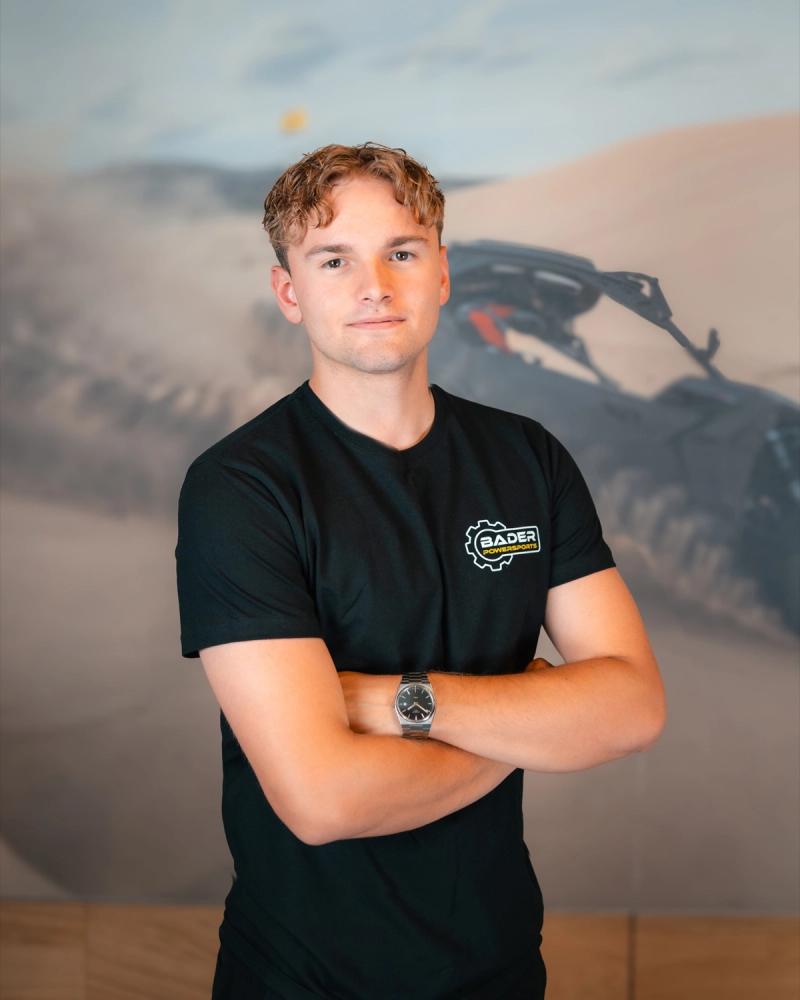 Mauriz Bader, Mitleiter des Familienbetriebs bei Bader Powersports in Neumarkt