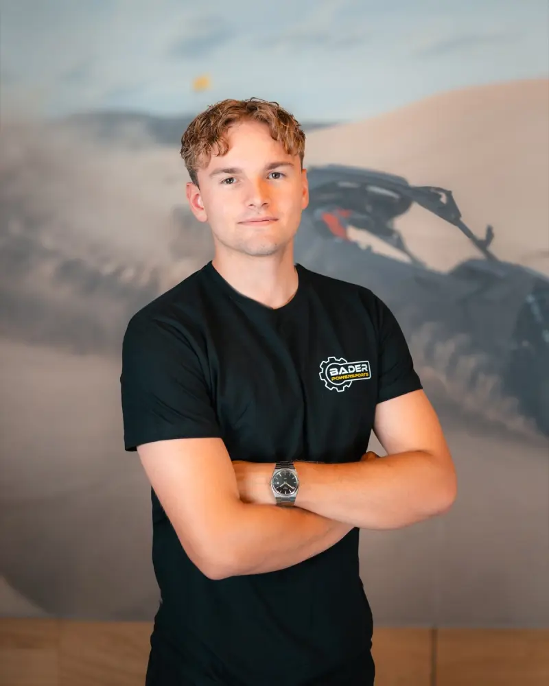 Mauriz Bader, Mitleiter des Familienbetriebs bei Bader Powersports in Neumarkt