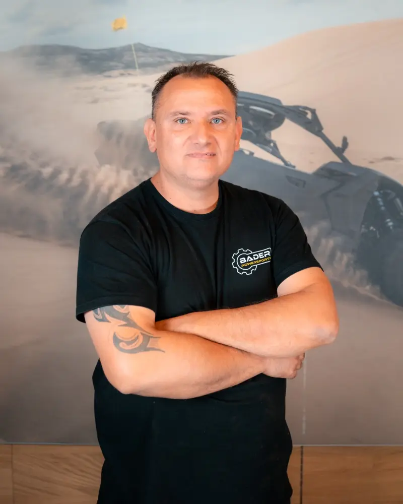 Marinko Corko, Werkstatt Motorgeräte bei Bader Powersports in Neumarkt