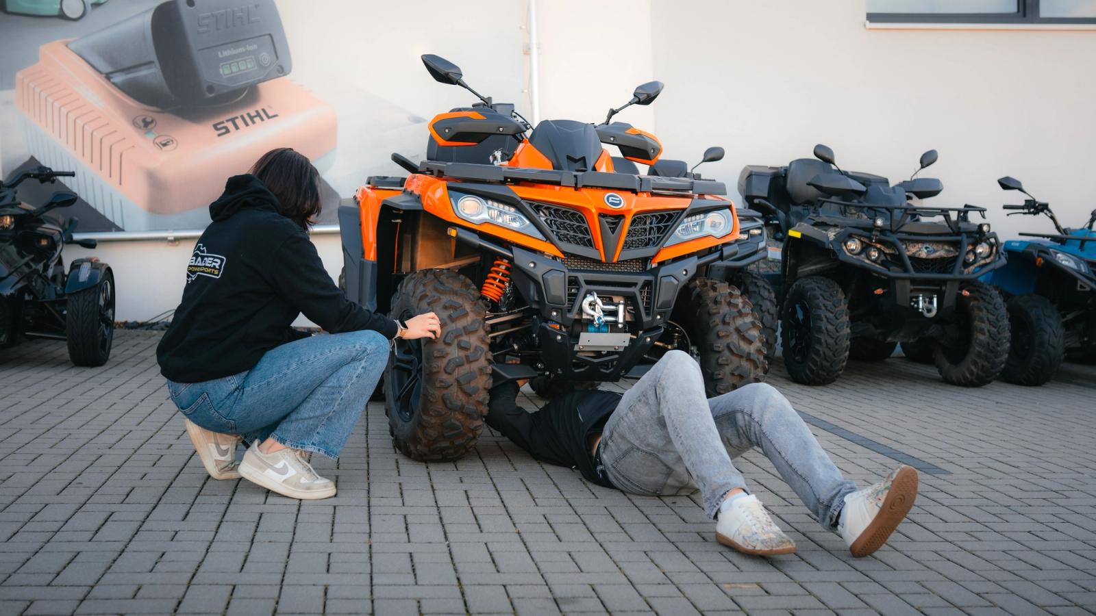 Gebrauchtes Quad und ATV vor dem Kauf prüfen