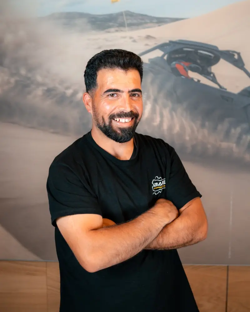 Mouhamad Ayssar Abu Ras, Werkstatt Quadsport bei Bader Powersports in Neumarkt