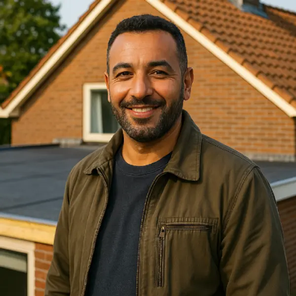 Portret van Mohammed El Amrani, tevreden klant