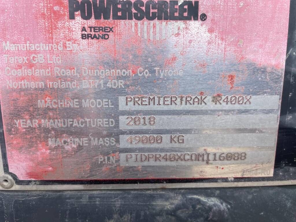 Used 2018 POWERSCREEN Crushers PREMIERTRAK R400X