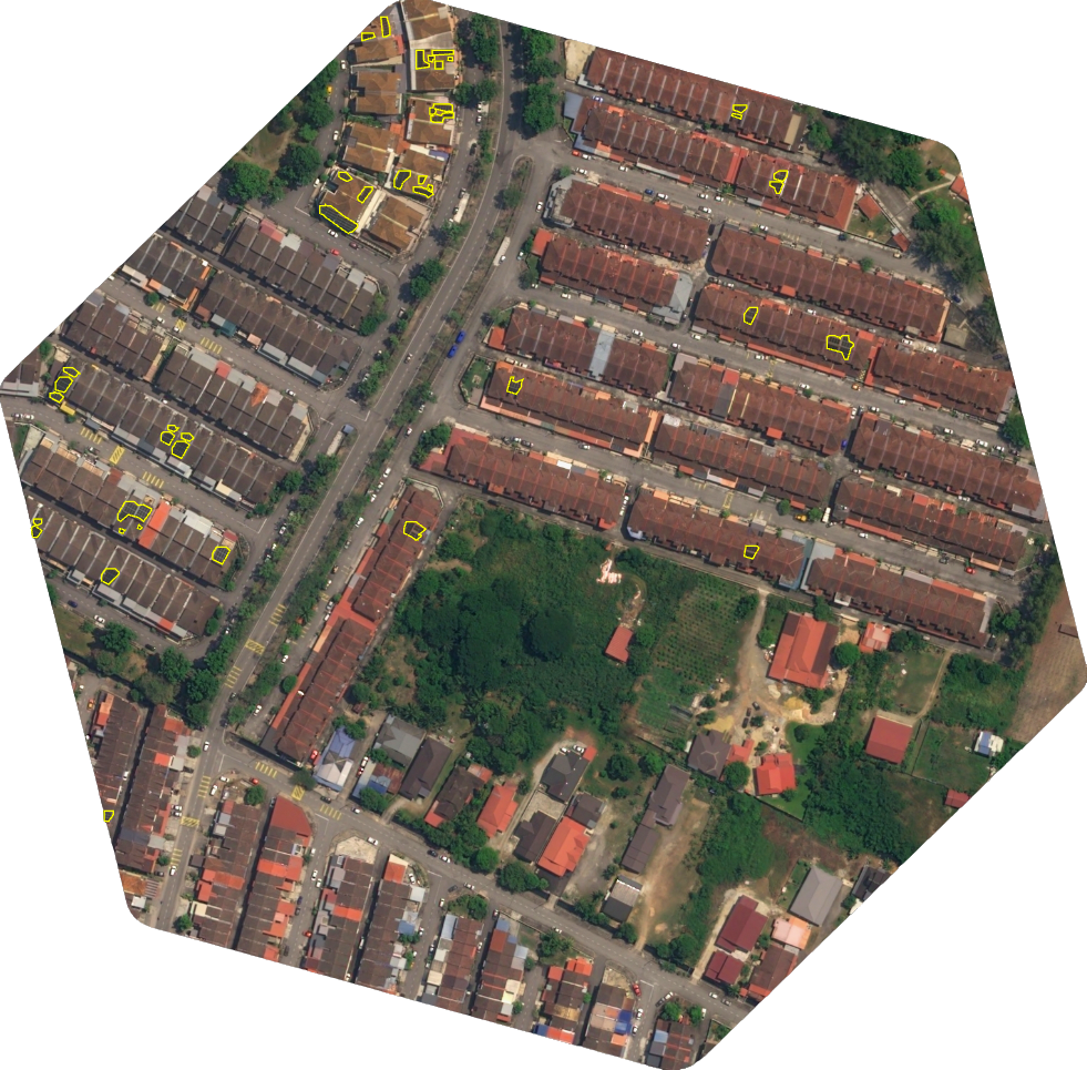 Residential solar in Penang, Malaysia ©Airbus DS (2025)