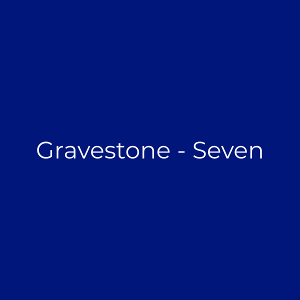 Gravestone - Seven Plain
