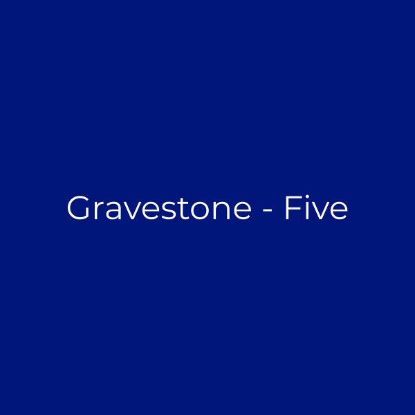 Gravestone - Five Plain