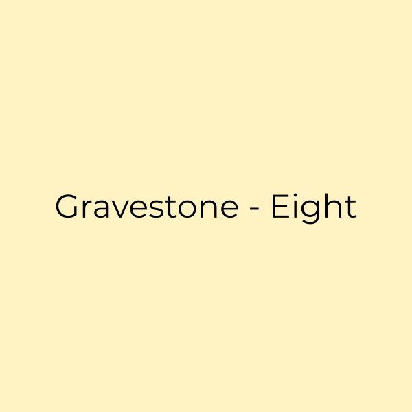 Gravestone - Eight Plain