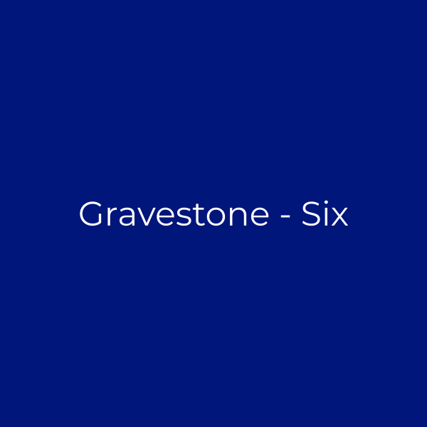 Gravestone - Six Plain